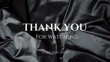 Thank you for watching animation, motion graphics, Thank you for watching text animation, black background video