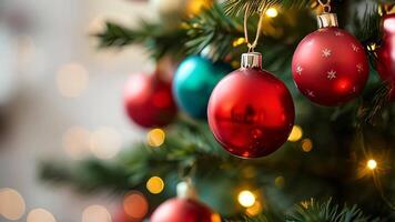 Gold and Red Christmas Ornaments video