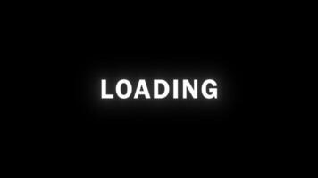 LOADING Animation with Glitch Effect video