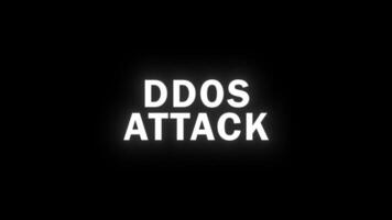 DDOS ATTACK Glitch Animation for Alerts video