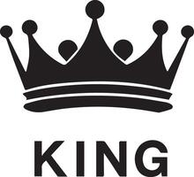 The king logo is shown in black and white vector