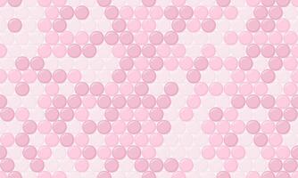 Round dotted pattern with geometric simplicity. Ideal for textile fabrics, wallpaper, or poster prints. Abstract design for seamless backgrounds. vector