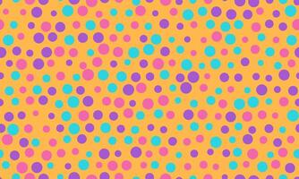 Round spotted pattern with abstract geometric circles. Ideal for seamless wallpapers, textile prints, or trendy backgrounds with a creative touch. vector