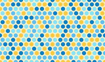 Seamless spotted pattern with colorful round shapes, ideal for abstract backgrounds, wallpaper, or textile prints with a geometric touch. vector
