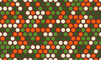 Polka dot design with a minimalist round shape pattern. Ideal for trendy fabric prints, wallpapers, and poster backgrounds with a simple geometric touch. vector
