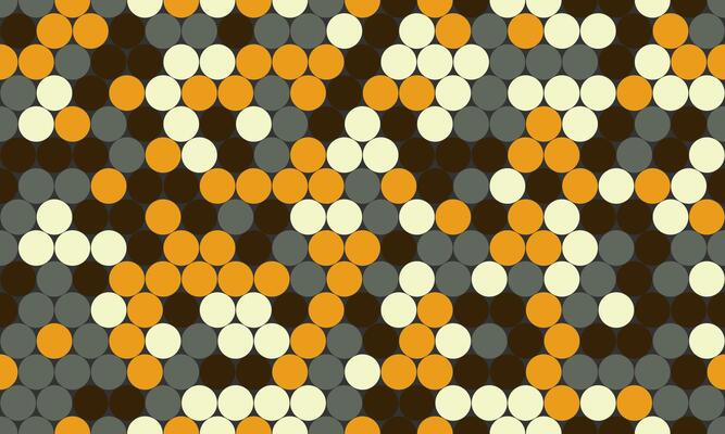 Colorful dotted pattern featuring round spots in a repeating layout. Ideal for creating abstract backgrounds, seamless textiles, and geometric wallpapers.