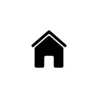 Web home icon for apps and websites. Home icon. House symbol vector