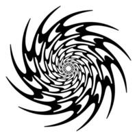 Abstract Spiral, swirl, twirl design element. illustration vector
