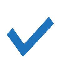 Checkmark icon for web vector