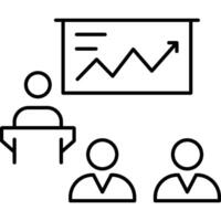 Business Conference illustration with isolated background vector