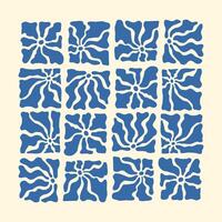 Groovy sun or flower, print in trendy 60s, 70s style. Psychedelic hippie background vector