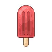 Illustration of ice cream stick vector
