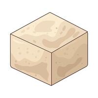 Illustration of tofu vector