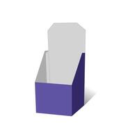 Stand Box template With 3D, file vector