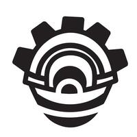 vehicle service helmet icon, private vehicle service, vehicle service template vector