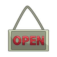 illustration of open board vector