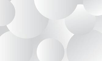 Abstract gradient background of white and gray circles vector