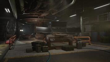 Exploring an underground bunker equipped with advanced technology and systems video