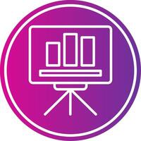 Presentation Board Icon vector