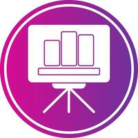Presentation Board Icon vector
