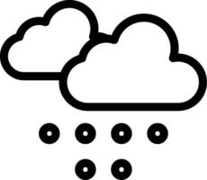 Snow Fall Icon vector