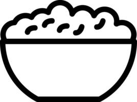 Rice Bowl Icon vector
