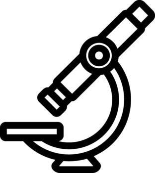 micro scope Icon vector