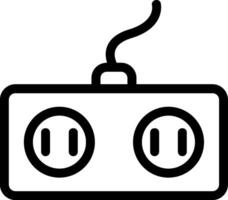 Power Socket Icon vector