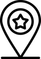 Favorite Location Icon vector
