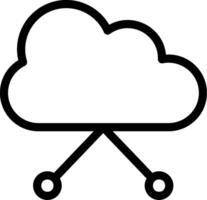 Cloud Connection Icon vector