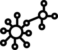 atom structure Icon vector