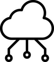 Cloud Storage Icon vector