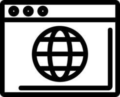 Web Browser Icon vector