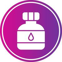 Canteen Glyph Gradient Circle Icon vector