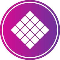 Tiles Glyph Gradient Circle Icon vector