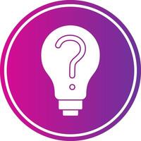 Decision Making Glyph Gradient Circle Icon vector