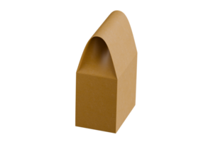 Paper bag brown color realitstic render png
