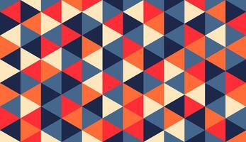 colorful triangle pattern background design vector