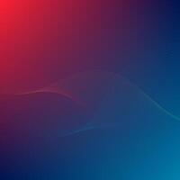 red and blue gradient background with transparent wave lines pattern vector