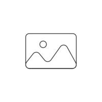 Upload image icon. vector