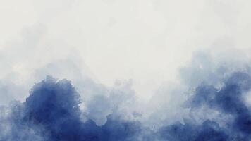 Abstract horizontal watercolor purple blue colored background. Hand drawn texture. vector