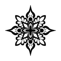 Whimsical Waves Adult mandala coloring book page vector