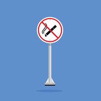 Road sign icon, No Smoking. suitable for poster use and web icon vector