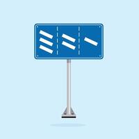 road sign icon, Countdown markers traffic on blue checkered board. suitable for poster use and web icon vector