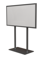 3d Metallic display stand for Advertising mockup rendering png