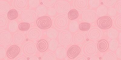 Seamless abstract pattern. Lines, circles, spirals. Abstract shapes, swirls, simple background. Doodles. vector