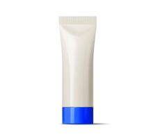 Mayonnaise sauce tube container, 3d mayo package vector