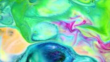 Liquid Paint Mixing Backdrop with Spreads and Swirl Footage. video