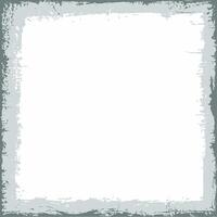 A distressed, textured frame with a square shape vector