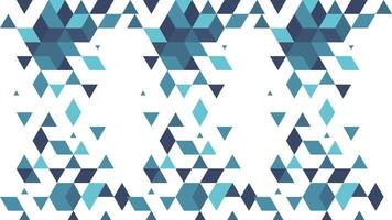 A blue and white geometric pattern with triangles vector